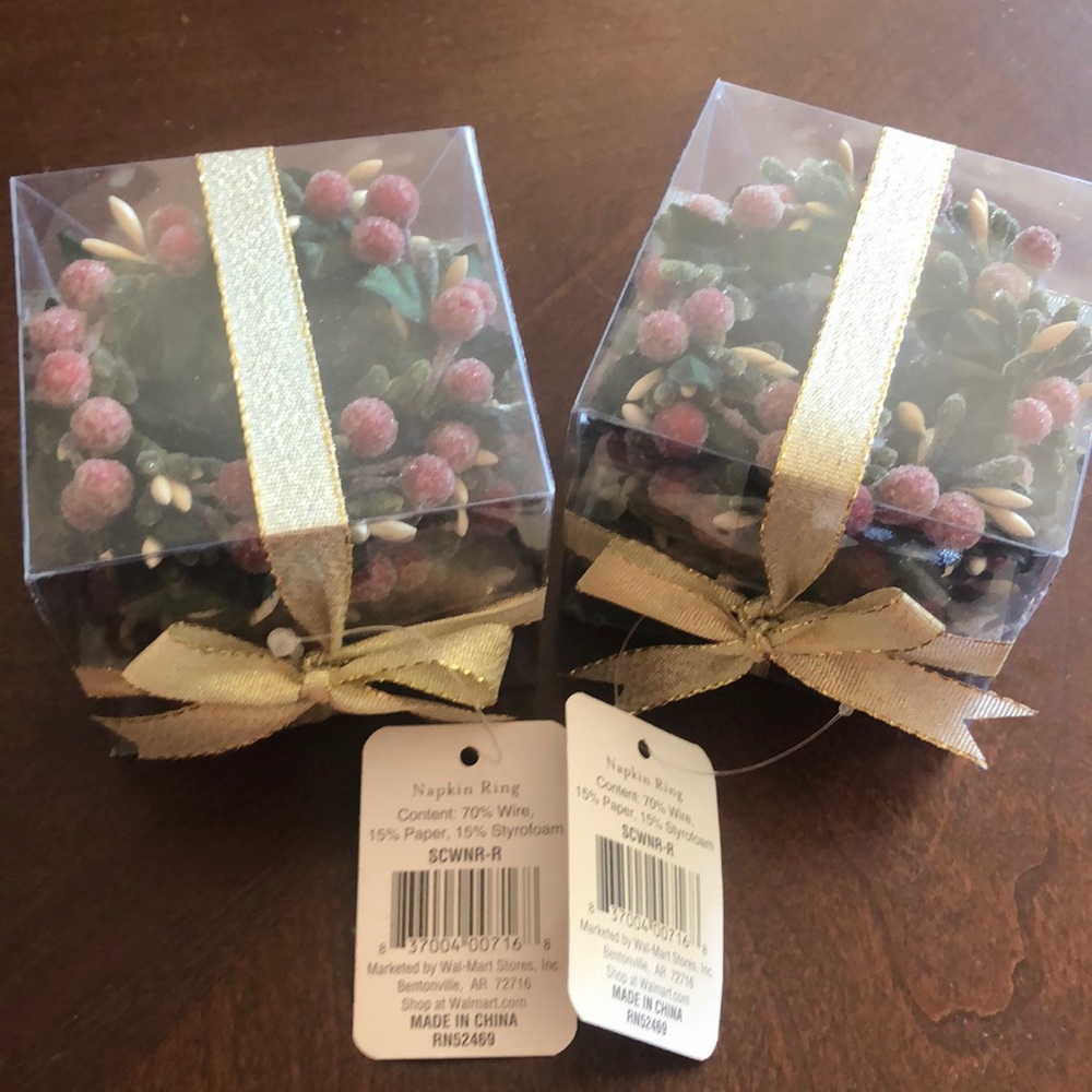 Napkin Rings - set of two